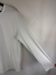 Quince Men’s White Long Sleeve 100% Pima Cotton Luxe Touch Tee Shirt Large L