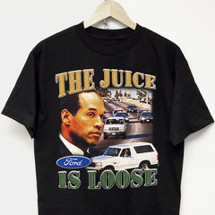 OJ Simpson Chase Tee vintage hip hop t-shirt 90s rap streetwear juice is loose