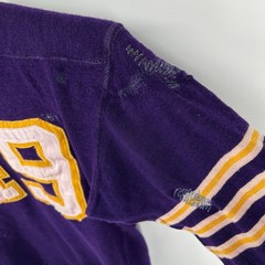 VTG 20s 30s Purple O’Shea Knitting Mills Wool Button Crotch Football Jersey 42