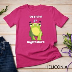Cute Frog Sleepshirt Nightwear Nightshirt Sleep Pajama Unisex T-shirt