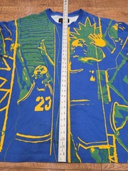 MICHAEL JORDAN Air Jumpman mens XXL All Over Print shirt basketball hip hop