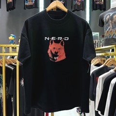 2004 N E R D Fly Or Die Washed T-Shirt Black M