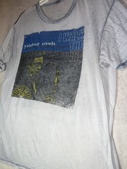 Johnny Cash Shirt Mens Large Gray I Walk The Line Country Music Legend Band T XL