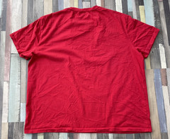 Polo Ralph Lauren Classic Fit Mens Red T-Shirt 2XL XXL Navy Pony Logo V Neck