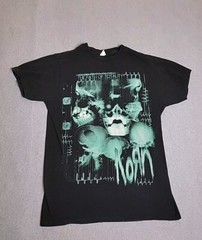 Korn Path Totality Shirt Mens Large Bay Island Sportswear Skull X Ray Band Music