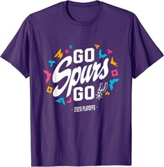 Go Spurs Go Basketball Season Game Day Basketball Fan T-Shirt
