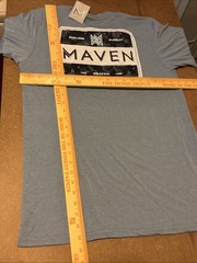 NEW WITH TAGS! MAVEN SUPER SOFT SAILER S T Shirt Tee Blue Mens Medium Comfy!
