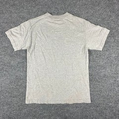 Nike T-Shirt Mens Size Small Grey Loose Fit Short Sleeve Swoosh Logo Athletic