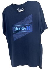 Hurley Everyday Washed One And Only Slashed Short Sleeve Tee T-Shirt Men Navy M