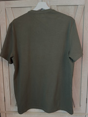 Calvin Klein Jeans T-Shirt Olive Green Blue Box Logo Medium Brand New Tags Mens