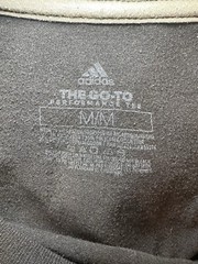Adidas The Go To Performance Tee Climate Black Logo Size Medium