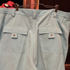 Vintage Veezo Streetwear Hip Hop Y2K Baby Blue Baggy Shirt & Pants Outfit SZ XL