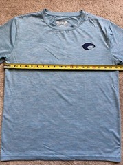 Costa UPF 40+ Long Sleeve Performance Fishing Shirt BLUE MEDIUM / SMALL MSRP $45