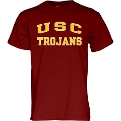 Blue 84 Mens Usc Trojans T-Shirt Arched Team Color Team Color X-Large