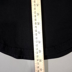 Saint Morta T-Shirt Mens Medium Black Red Green Stripe Longline Curved Hem Tee