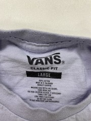 Vans Permanent Resort Art Dept Graphic T-shirt Men Large Purple Short Sleeve