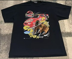 1997 Jeff Gordon NASCAR Jurassic Park Ride T-Shirt Reprint AN52736