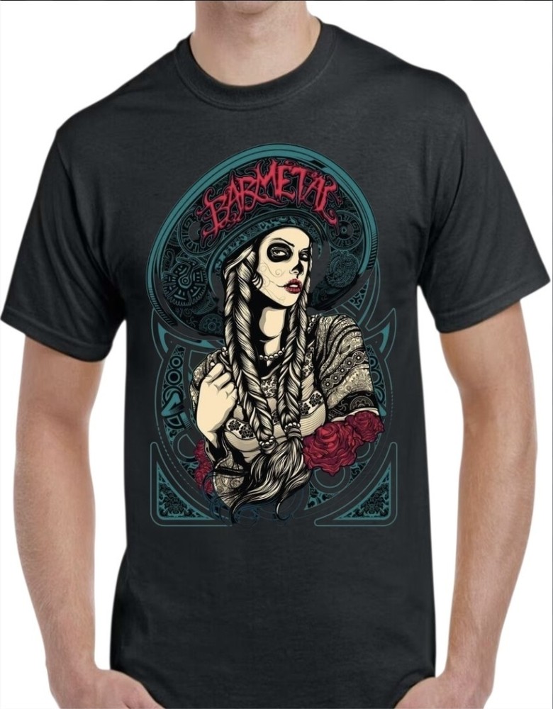 Tattoo Graphic Black Men’s T-Shirt Small To 3X-Large Style #2