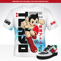 Astro Boy Tokyo All Over Print Men’s Crew Neck T-Shirt All Sizes