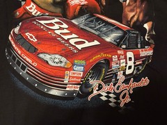 Vtg 2000 NASCAR DALE EARNHARDT JR. #8 RUNNING WIDE OPEN Budweiser Tshirt Sz XL