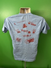 CHESANING MICHIGAN Showboat T-Shirt Large (fits smaller) Blue Vintage 80’s Race