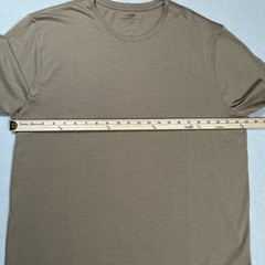 New Vince Essential Pima Cotton Crew Neck T-Shirt Sz XL Men’s Tan Brown NWT