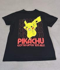 Pokemon Pikachu Gotta Catch Em All T-Shirt Black Unisex Size M Graphic Tee