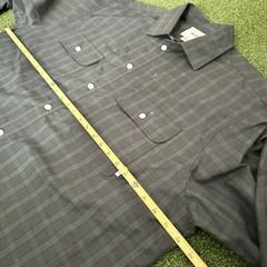 WTAPS Broadcloth Black Watch Check Shirt In Green Men’s (3) Large