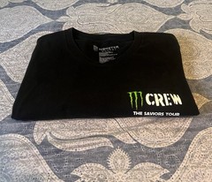 Monster Energy Green Day (The Saviors Tour Men’s Black T-shirt Graphic Print XL