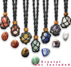 Handmade Rope Crystal Cages Extra Large 6.6cm Black – DIY Jewelry Making