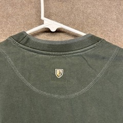 KUHL Kommando Crew Long Sleeve Shirt Men’s Large Green Organic Cotton Arm Pocket