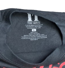 IT The Movie Arent You Gonna Say Hello Pennywise Black T-Shirt Men’s Large