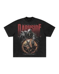 Dark Reaper Skull Graphic T Shirt Gothic Vintage Streetwear Tee Unisex