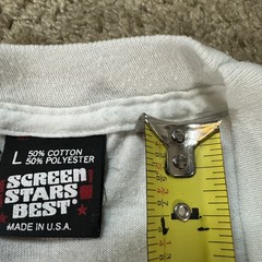 Vtg Star Island Cass Lake Shirt Men L White Graphic 90s Screen Stars Best Stitch