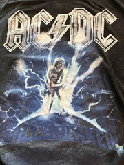 AC/DC Rock Band 1996 U.S. Tour Black/Wash Men’s T-shirt Size XLarge New