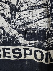 Aggressive Response Hardcore Punk Band T-shirt Men’s Size Medium Thrashed CP