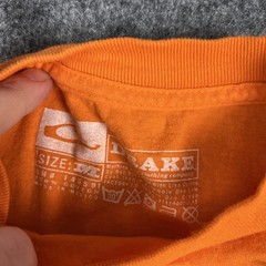 Drake Shirt Mens Medium Orange Logo Graphic Hunting Outdoor Cotton Tee