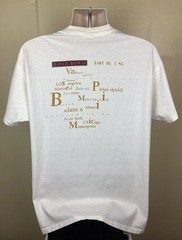 Vtg 1997 David Bowie Earthling Concert T-Shirt White XL 90s Classic Rock Band