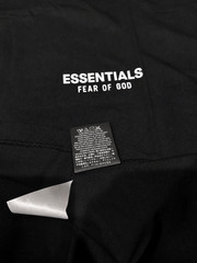 Essentials Fear of God T-Shirt Black 2025 Logo Tee Oversized S-XL New