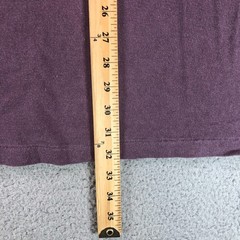 VTG Hang Ten Shirt Men Large Burgundy Faded Single Stitch Surf Skate Made In USA