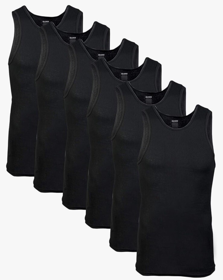 Gildan Men’s A-Shirts Tanks Assorted Sizes , Colors , Number of Itemss