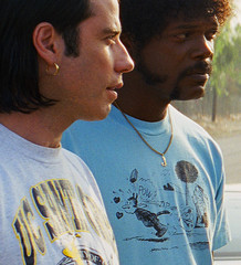 Pulp Fiction T-Shirt Jules Krazy Kat Movie Shirt Retro Style Cotton Tee