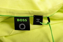 Hugo Boss Men’s “Tee Curved” Pastel Green Short Sleeve T-Shirt US 2XL IT 56