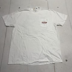 Comfort Colors Shirt Mens XL White Old Row Outdoors Lip Ripper Pocket Tee