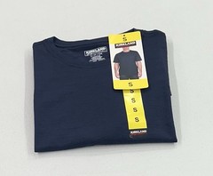 Kirkland Signature Men’s Pima Cotton Tee, Navy, Size S