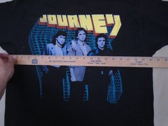 Vintage 1980s Journey Raised on Radio Tour T-Shirt Size XL Single Stitch