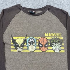 Mad Engine Marvel Vintage 2000s Men’s T-shirt (Fitment See Photos) Brown VTG