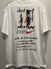 MENS NIKE Air Max 90 HOLOGRAM Swoosh Sounds Mix Tape Shirt Sz L