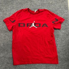 Jordan T-Shirt Mens Size XXL Red Graphic Jumpman Logo Short Sleeve Athletic