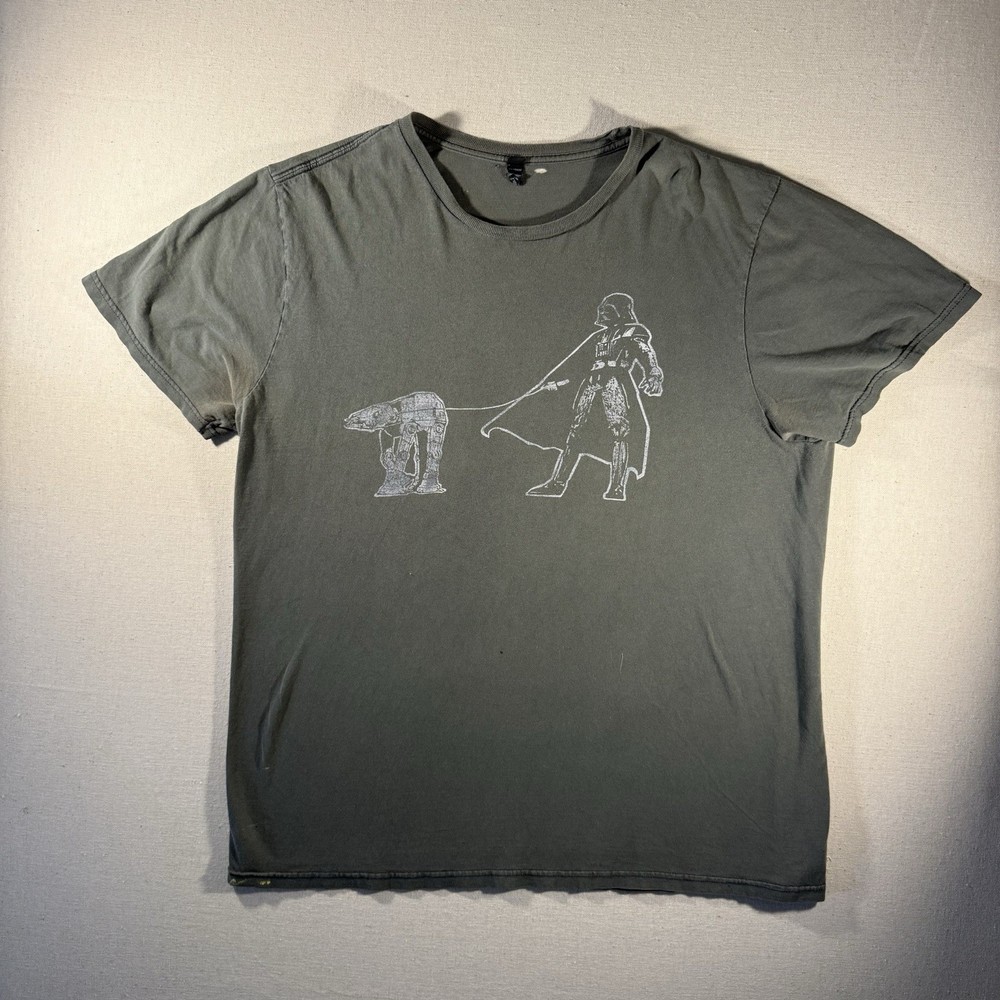 Star Wars M Vintage Men’s Size L Green T-Shirt Darth Vader Y2K